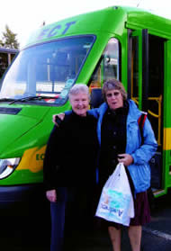 Sister Rita volunteering at drop-in centre for senior citizens